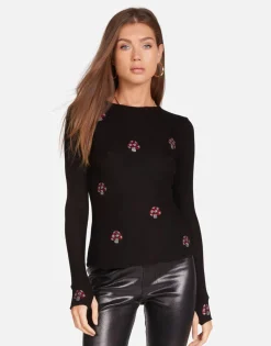 Lauren Moshi Crystal Mushrooms Fitted Thermal In | Mckinley By *Women Long Sleeve