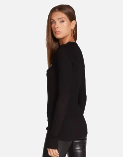 Lauren Moshi Crystal Optimist Fitted Thermal In | Mckinley By *Women Long Sleeve