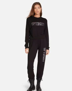 Lauren Moshi Crystal Optimist Pullover In | Spalding By *Women Long Sleeve