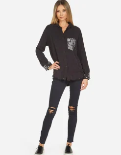 Lauren Moshi Cynthia Bandana Lip*Women Long Sleeve
