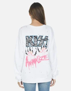 Lauren Moshi Darby Kiss Animalize*Women Long Sleeve