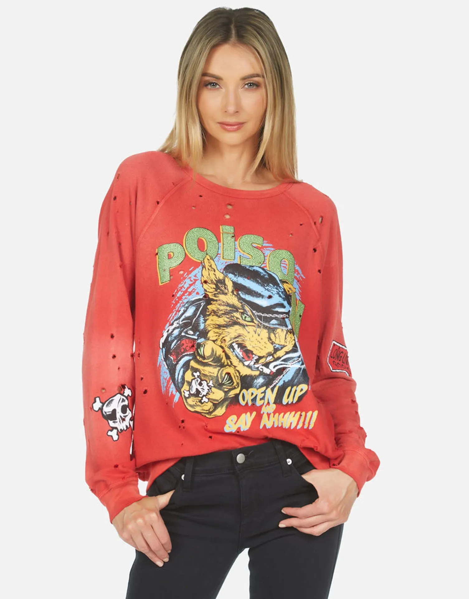 Lauren Moshi Darby Poison Cat*Women Long Sleeve