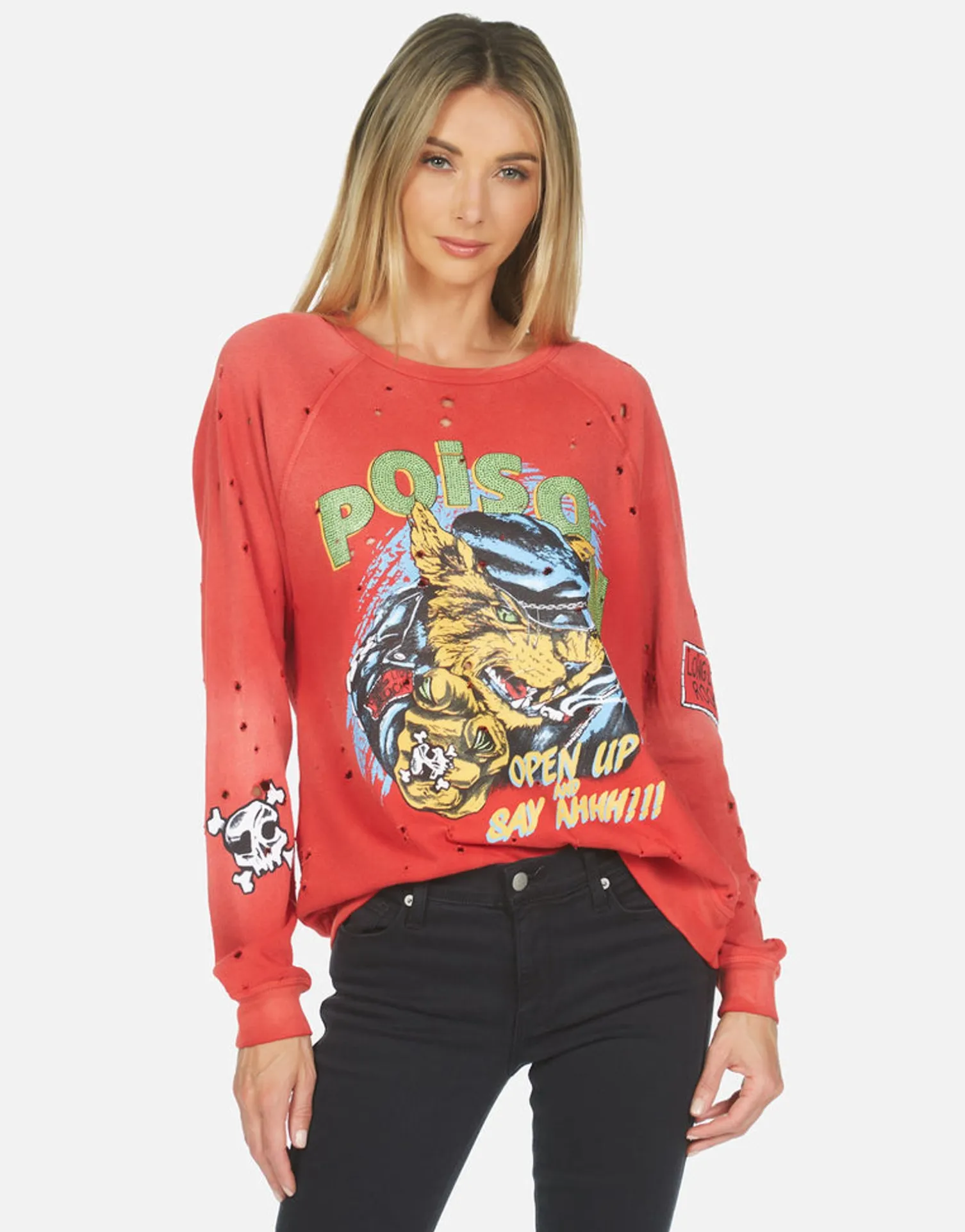 Lauren Moshi Darby Poison Cat*Women Long Sleeve