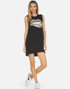 Lauren Moshi Deanna Leopard Lip*Women Dresses