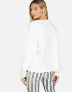 Lauren Moshi Def Leppard Love Bites Ii Classic L/S Crop Pullover | Lee By *Women Long Sleeve