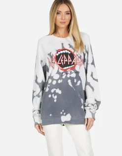 Lauren Moshi Def Leppard Love Bites Ii L/S Raglan Pullover | Anela By *Women Long Sleeve