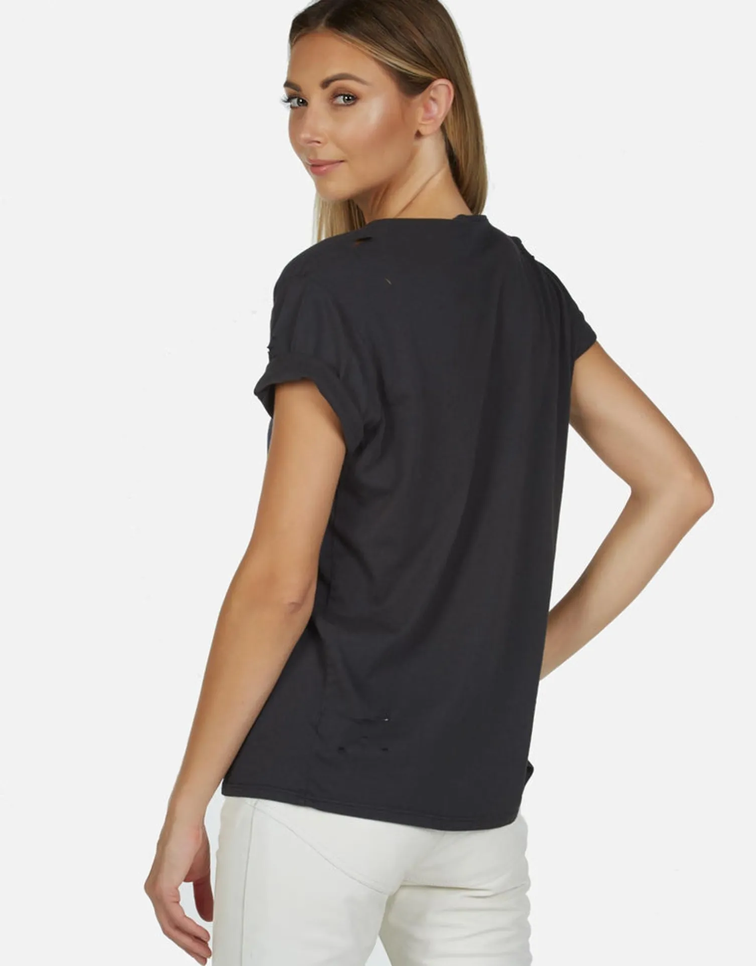 Lauren Moshi Def Leppard Love Bites Vintage Band Tee By *Women Short Sleeve