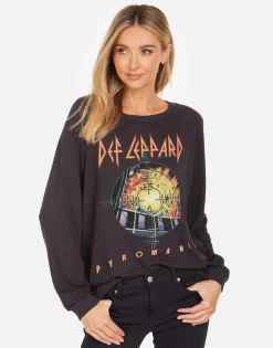 Lauren Moshi Def Leppard Pyromania Pullover In | Noleta X By *Women Long Sleeve