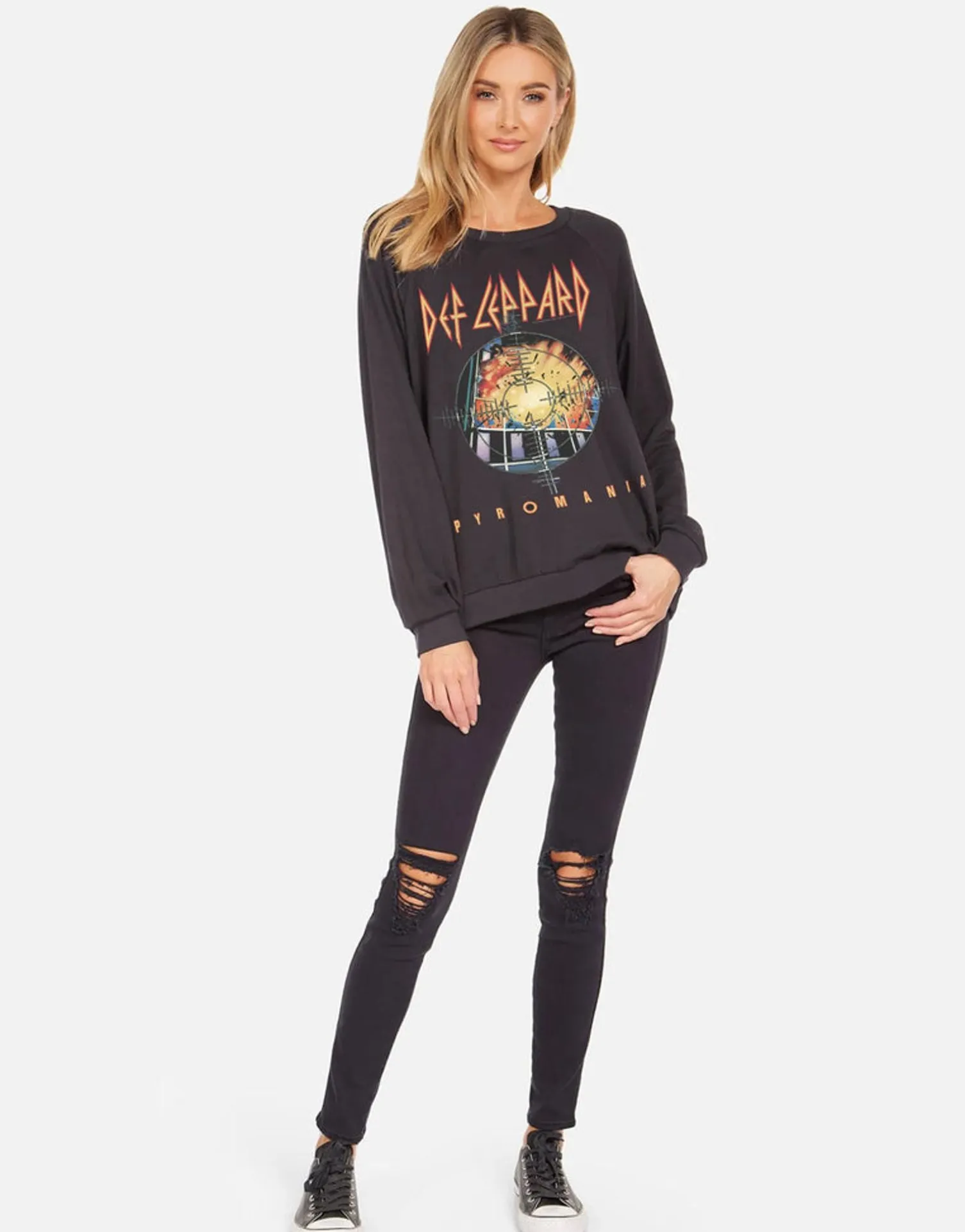 Lauren Moshi Def Leppard Pyromania Pullover In | Noleta X By *Women Long Sleeve