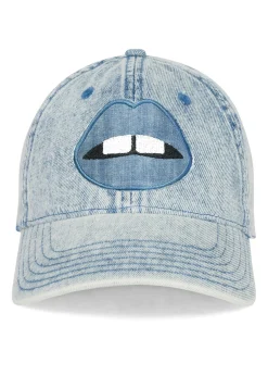 Lauren Moshi Denim Lip Patch In | Reina By * Hats
