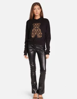 Lauren Moshi Designer Bear Crop Pullover In | Spalding By *Women Long Sleeve