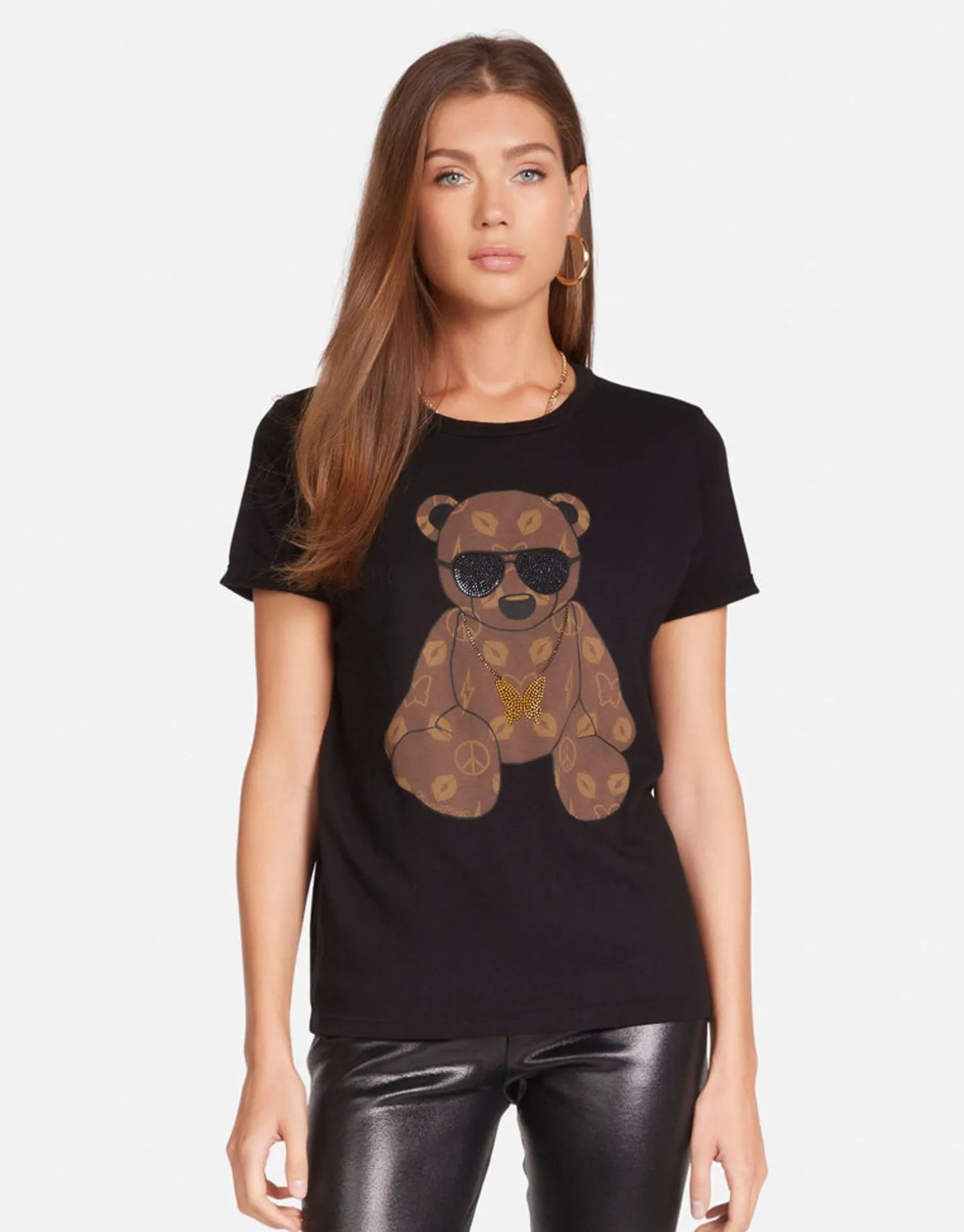 Lauren Moshi Designer Bear Vintage Tee In | Edda By *Women Short Sleeve