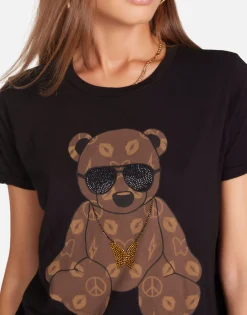 Lauren Moshi Designer Bear Vintage Tee In | Edda By *Women Short Sleeve