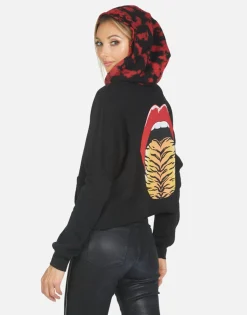 Lauren Moshi Destiny Tiger Tongue*Women Hoodies