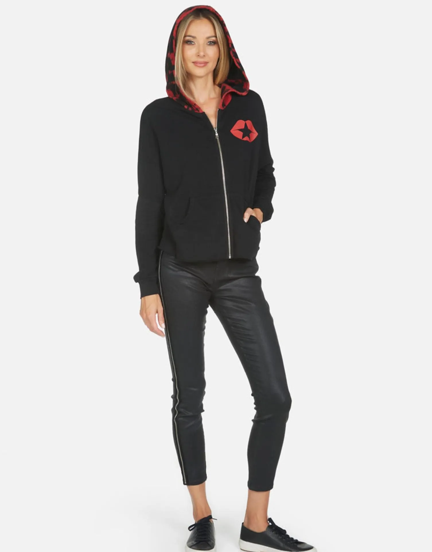 Lauren Moshi Destiny Tiger Tongue*Women Hoodies