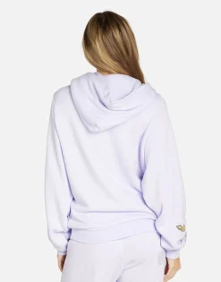 Lauren Moshi Diamond Happyface Hoodie In Lt Purple | Trina By *Women Hoodies
