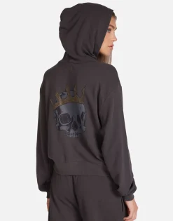 Lauren Moshi Diamond Royal Skull Hoodie In | Lachelle By *Women Hoodies