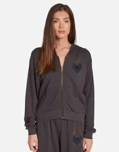 Lauren Moshi Diamond Royal Skull Hoodie In | Lachelle By *Women Hoodies