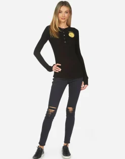 Lauren Moshi Diem Punk Happy Eye*Women Long Sleeve