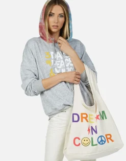 Lauren Moshi Dream In Color Canvas Tote Bag | Taylor By * Bags