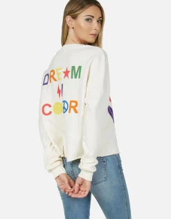 Lauren Moshi Dream Rainbow L/S Crop Pullover | Lee By *Women Long Sleeve