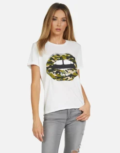Lauren Moshi Edda Camo Lip*Women Short Sleeve