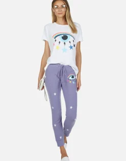 Lauren Moshi Edda Cosmic Rainbow Eye S/S Tee | Edda By *Women Short Sleeve