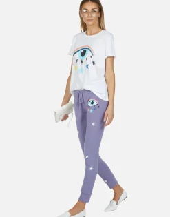 Lauren Moshi Edda Cosmic Rainbow Eye S/S Tee | Edda By *Women Short Sleeve