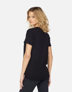 Lauren Moshi Edda Studded Stripe Peace*Women Short Sleeve