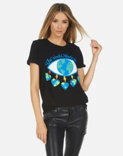 Lauren Moshi Edda World Eye Love*Women Short Sleeve
