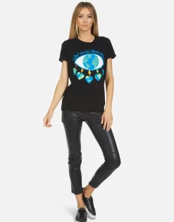 Lauren Moshi Edda World Eye Love*Women Short Sleeve