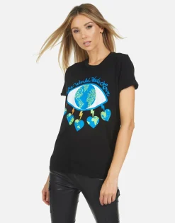 Lauren Moshi Edda World Eye Love*Women Short Sleeve