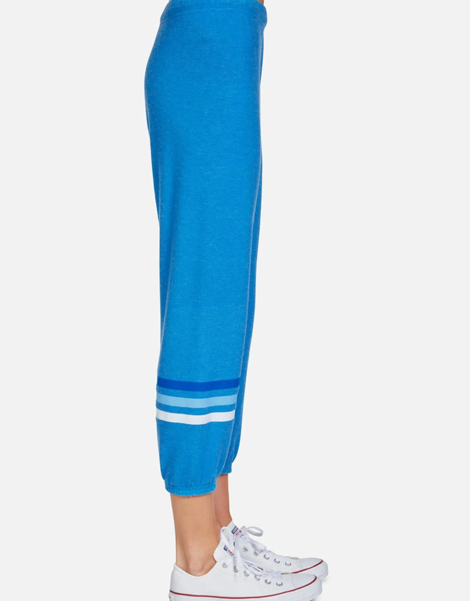 Lauren Moshi Electric Evil Eye Crop Sweat Pant | Alana By *Women Crop Sweatpants