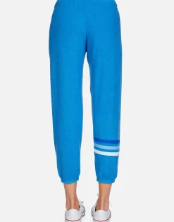 Lauren Moshi Electric Evil Eye Crop Sweat Pant | Alana By *Women Crop Sweatpants
