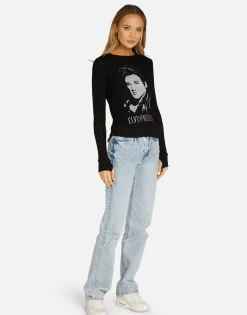 Lauren Moshi Elvis Presley Fitted Thermal In | Mckinley By *Women Long Sleeve
