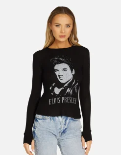 Lauren Moshi Elvis Presley Fitted Thermal In | Mckinley By *Women Long Sleeve