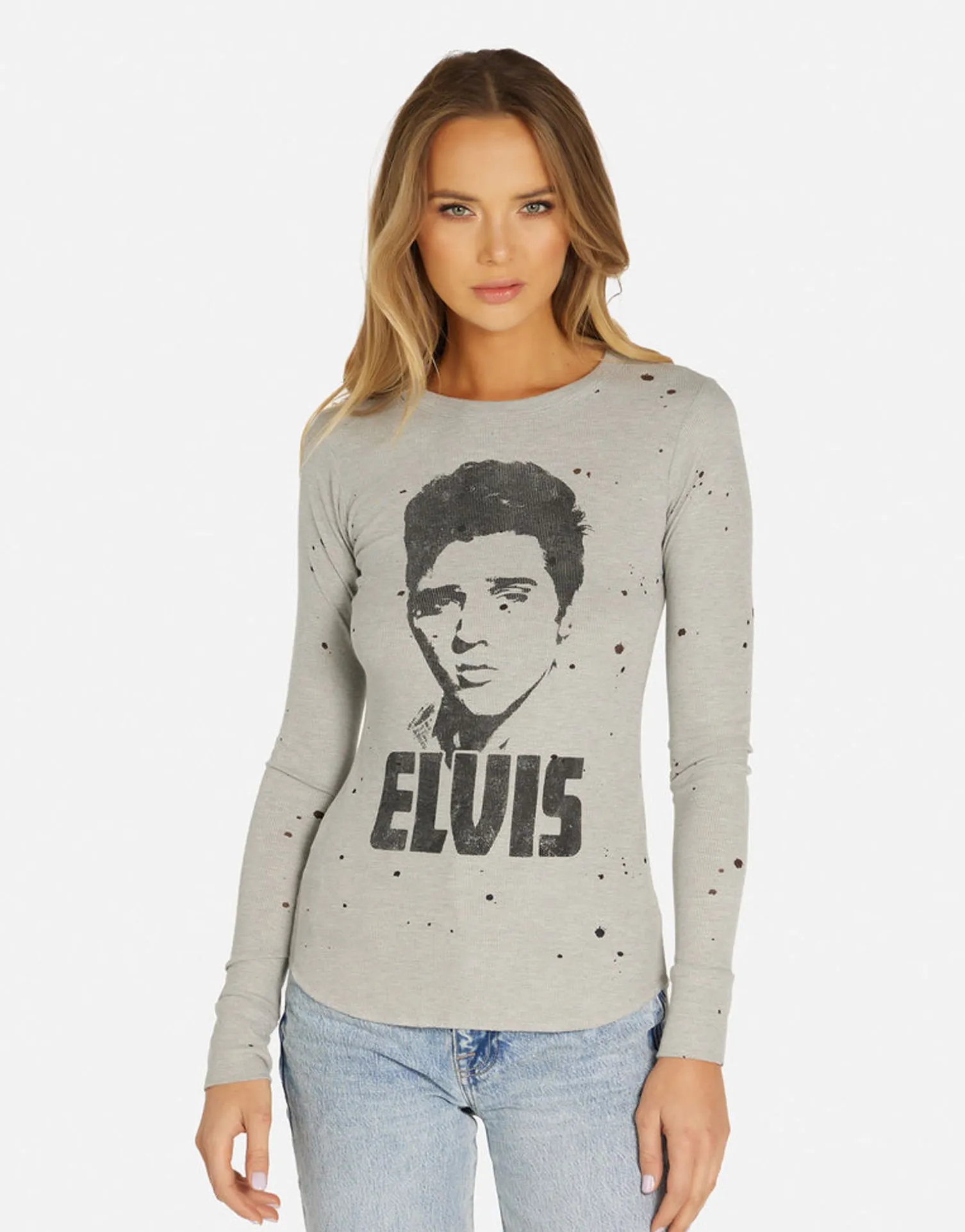 Lauren Moshi Elvis Presley Fitted Top In | Kaylee By *Women Long Sleeve