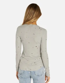 Lauren Moshi Elvis Presley Fitted Top In | Kaylee By *Women Long Sleeve