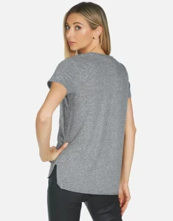 Lauren Moshi Emmalyn Rainbow Lightning Lip*Women Short Sleeve