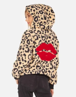 Lauren Moshi Esperanza X Red Kiss Lip*Women Hoodies