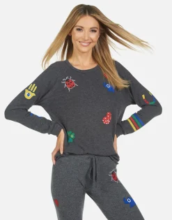 Lauren Moshi Everly Lucky Elements*Women Long Sleeve