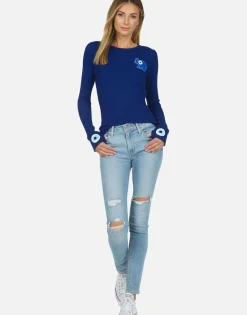 Lauren Moshi Evil Eye Elephant Thermal W/ Thumbhole | Mckinley By *Women Long Sleeve