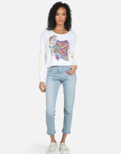 Lauren Moshi Farrah Peace Love Camel*Women Long Sleeve