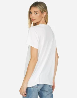 Lauren Moshi Gabriella Beaded Chain Skull*Women Short Sleeve