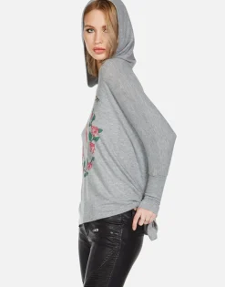 Lauren Moshi Garden Of Love Oversized Pullover W/ Hood | Wilma By *Women Hoodies