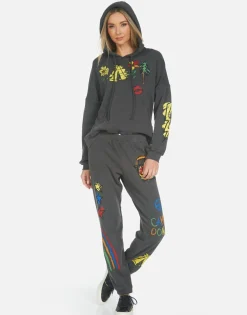 Lauren Moshi Gia Camp Hair Don'T Care*Women Long Sweatpants