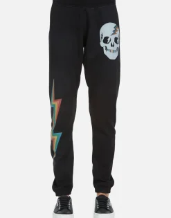 Lauren Moshi Gia Rainbow Skull*Women Long Sweatpants