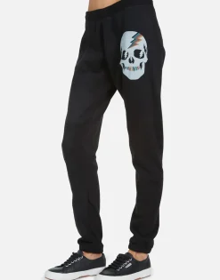 Lauren Moshi Gia Rainbow Skull*Women Long Sweatpants