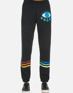 Lauren Moshi Gia World Eye Love*Women Long Sweatpants