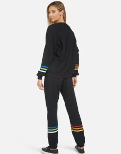 Lauren Moshi Gia World Eye Love*Women Long Sweatpants